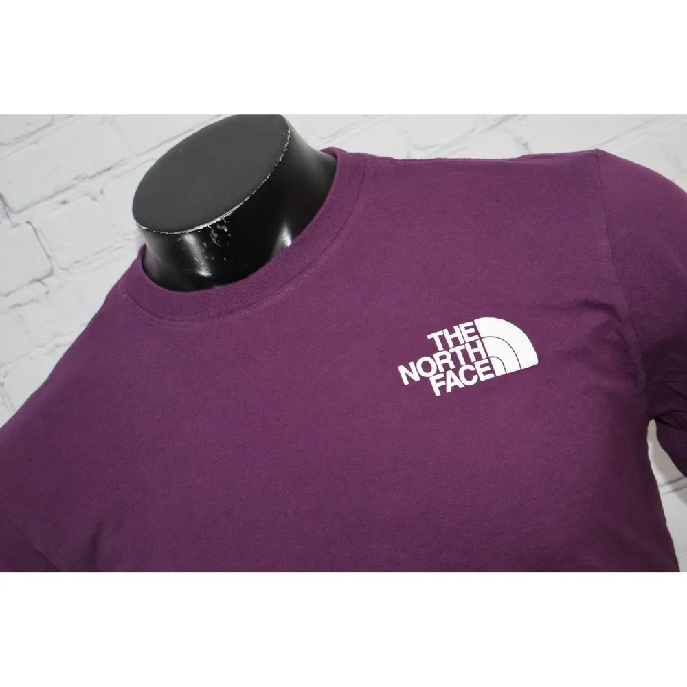The North Face Shirt Mens Large Purple Everest Mt Lhotse Massif Purple